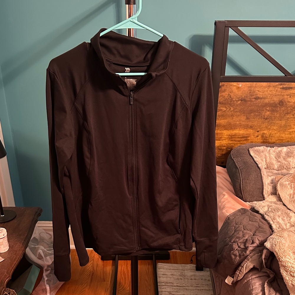 Black Full-Zip track Jacket